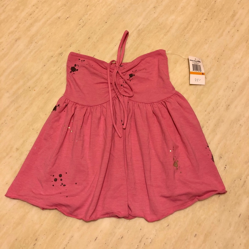 New Rocawear Tied Up Top in Pink Size Small